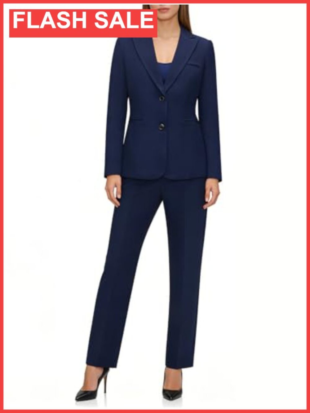 Womens 2 Piece Suit Set Business Blazer Pantsuit Professional